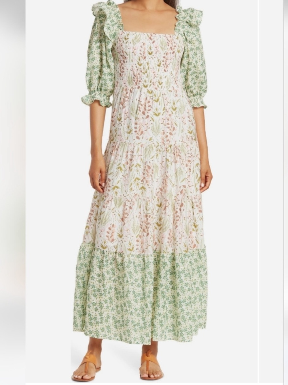 Melloday Floral Print Maxi Dress - Picture 3 of 7